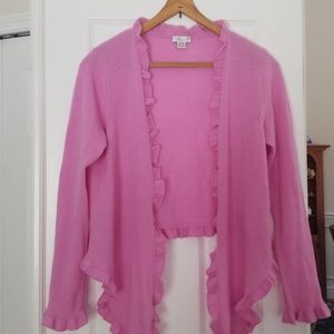 Scalloped edge Cashmere sweater